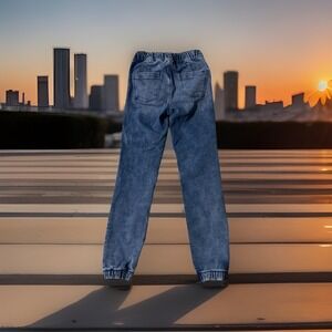 American Eagle Denim Jogger Womens Size 00  Slash Pocket Drawstring